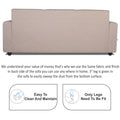 Adorn India Monteno 3-1-1 5 Seater Sofa Set (Beige) (3 Year Warranty)