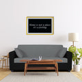 Adorn India Rio Decent 3 Seater Sofa (Grey & Black) (3 Year Warranty)
