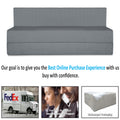 Adorn India Easy Treno 3 Seater Sofa Cum Bed Sit & Sleep Perfect for Guest, Colour Grey, 5'x6' (1 Year Warranty)