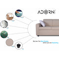 Adorn India Monteno 3-1-1 5 Seater Sofa Set (Beige) (3 Year Warranty)