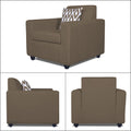 Adorn India Monteno 3-1-1 5 Seater Sal Sofa Set (Brown) (3 Year Warranty)