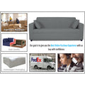 Adorn India Rio Decent 3 Seater Sofa(Grey) (3 Year Warranty)