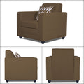 Rio HighBack 3+1+1 5 Seater Sofa Set (Brown)
