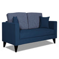 Adorn India Hector Stripes 2 Seater Sofa (Blue) Martin Plus (3 Year Warranty)