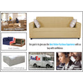 Adorn India Rio Highback 3+1+1 5 Seater Sofa Set (Beige) (3 Year Warranty)
