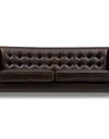 Adorn India Exclusive Cosmos Leaterette Three Seater Sofa (Brown)