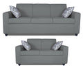 Adorn India Monteno 3+2 5 Seater Sofa Set (Grey) (3 Year Warranty)