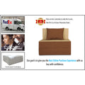 Easy 2 Seater Sofa cumbed 3x6(Brown & Beige)
