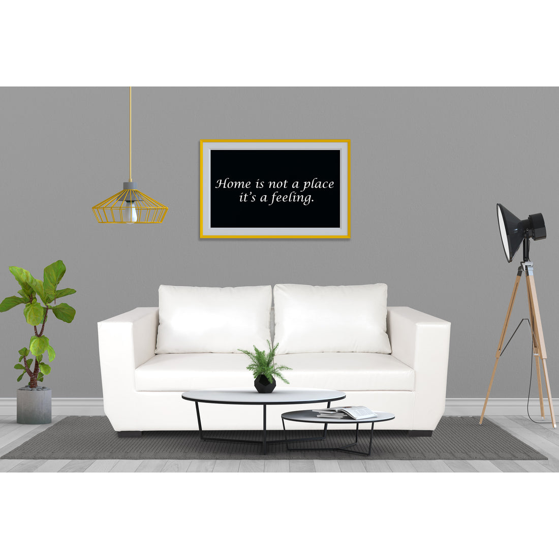 Adorn India Walton Leatherette 3 Seater Sofa (White)
