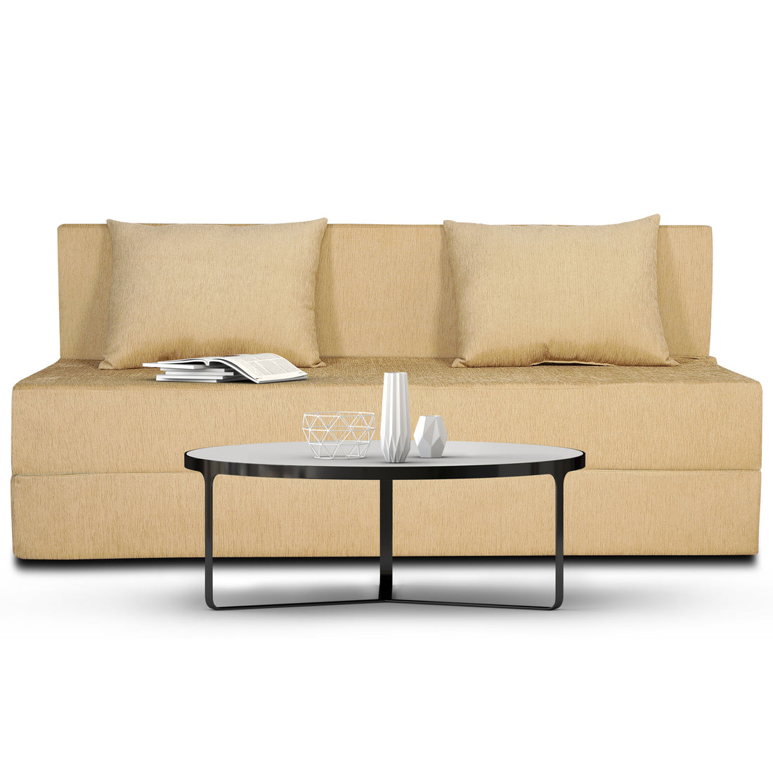 3 Seater Sofa Cum Bed Easy Alyn 5x6 (Beige)