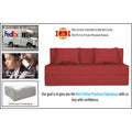 4 Seater Sofa Cum Bed Easy Alyn 6x6 (Maroon)