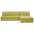 Adorn India Atlas Modular Sofa Set (Green) (3 Year Warranty)