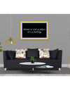 Adorn India Alica 3 Seater Sofa (Black)