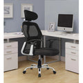 Adorn India Marvel Adjustable High Back Breathable Mesh, Rubberwood Office Executive Ergonomic Chair (Black)