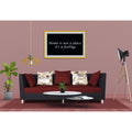 Adorn India Exclusive Two Tone Alica Three Seater Sofa (Maroon & Black)
