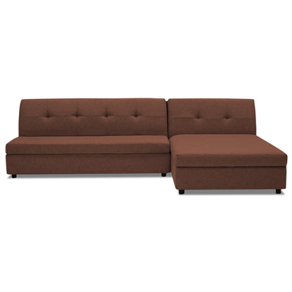 Adorn India Atlas Modular Sofa Set (Brown)