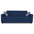 Adorn India Monteno 3 Seater Sofa (Blue) (3 Year Warranty)