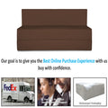 Adorn India Easy Treno 2 Seater Sofa Cum Bed Sit & Sleep Perfect for Guest, Colour Brown, 4'x6', (1 Year Warranty)
