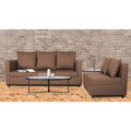 New Straight Line Modular 5 Seater Sofa Set (Camel)