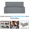 Adorn India Easy Treno 2 Seater Sofa Cum Bed Sit & Sleep Perfect for Guest, Colour Grey, 4'x6' (1 Year Warranty)