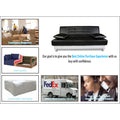 Alexa 3 Seater Sofa cumbed (Black & White)