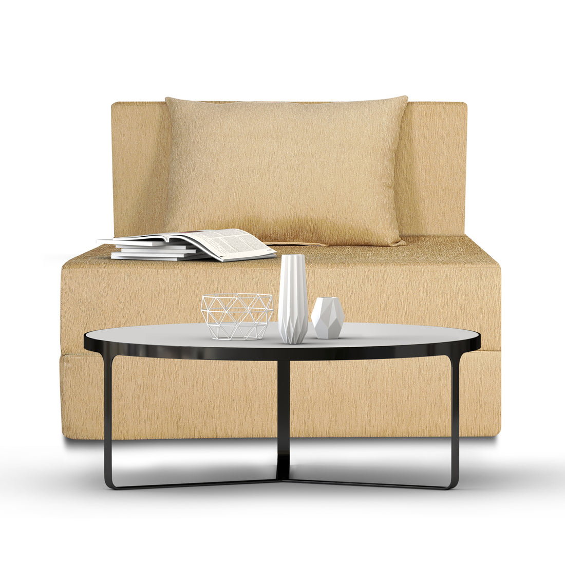 3 Seater Sofa Cum Bed Easy Alyn 3x6 (Beige)