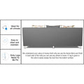 Adorn India Alica 3 Seater Sofa (Light Grey), Wood, Foam