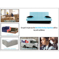 Alyssum 3 Seater Sofa Cumbed (Sky Blue & Black)