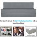Adorn India Easy Treno 3 Seater Sofa Cum Bed Sit & Sleep Perfect for Guest, Colour Grey, 6'x6' (1 Year Warranty)