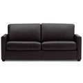 Adorn India Exclusive Flavio Leatherette Three Seater Sofa (Brown)