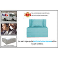 Adorn India Easy 2 Seater Sofa Cum Bed Alyn 3'x 6' (Aqua Blue) (1 Year Warranty)