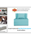 Adorn India Easy Single Seater Sofa Cum Bed Alyn 3'x 6' (Aqua Blue)