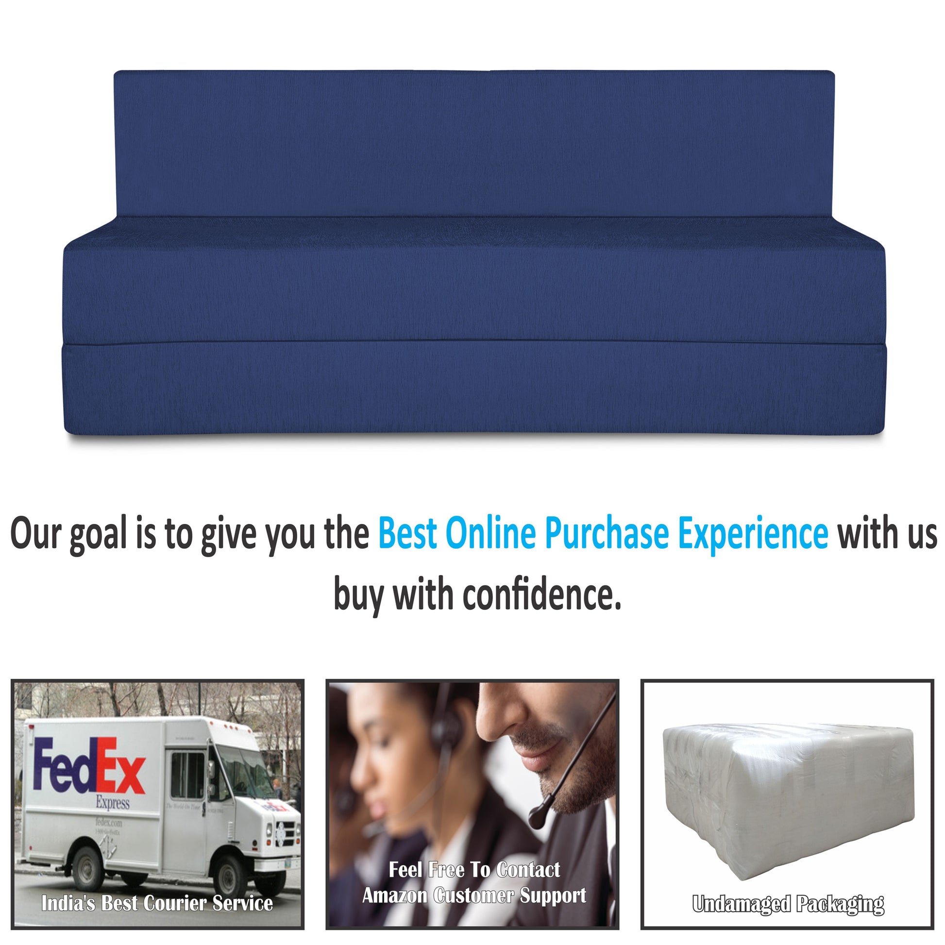 Tri Fold Van Bed Adorn India Easy Treno Seater Sofa Cum Bed Sit