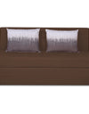 Adorn India Easy Highback Three Seater Sofa Cum Bed Wave 5' x 6' (Brown)