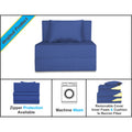 2 Seater Sofa Cum Bed Easy Alyn 3x6 (Dark Blue)