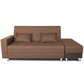 Flora Sofa Cum bed (Camel)