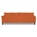 Adorn India Maddox Tufted L Shape 5 Seater Sofa Set LHS (Rust) (3 Year Warranty)