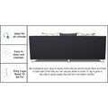 Adorn India Exclusive Two Tone Alica Modular Sofa Set (Wood & Fabric, Dark Grey & Black)
