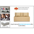 Adorn India Easy 2 Seater Sofa Cum Bed Alyn 4'x 6' (Beige) (1 Year Warranty)