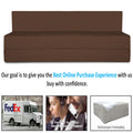 Adorn India Easy Treno 3 Seater Sofa Cum Bed Sit & Sleep Perfect for Guest, Colour Brown, 6'x6', (1 Year Warranty)