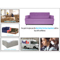 Adorn India Aleena 3 Seater Sofa(Light Purple)