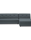 Adorn India Atlas Modular Sofa Set (Dark Grey)
