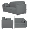 Adorn India Rio Decent 3 Seater Sofa(Grey) (3 Year Warranty)