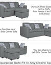 Adorn India Monteno Modular Sofa Set (Grey)