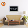 Adorn India Rio Highback 3 Seater Sofa (Brown & Beige) (3 Year Warranty)