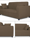 Adorn India Rio Decent 3-1-1 5 Seater Sofa Set (Brown)