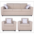 Adorn India Monteno 3-1-1 5 Seater Sofa Set (Beige) (3 Year Warranty)