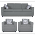 Adorn India Monteno 3-1-1 5 Seater Sofa Set (Grey) (3 Year Warranty)