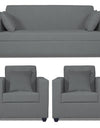 Adorn India Rio Decent 3-1-1 5 Seater Sofa Set (Grey)