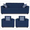Adorn India Monteno 3-1-1 5 Seater Sofa Set (Blue) (3 Year Warranty)
